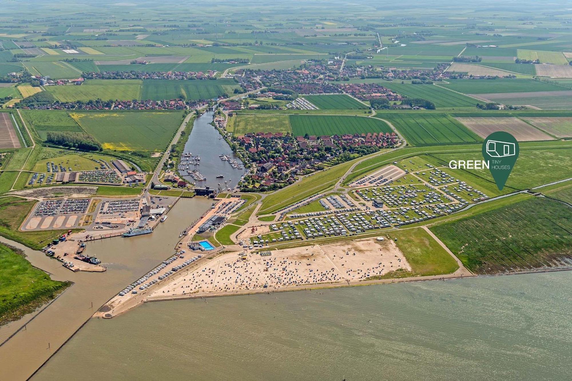 Tiny House Pioneer 18 Zur Meerseite - Green Tiny Village Harlesiel Carolinensiel Eksteriør billede